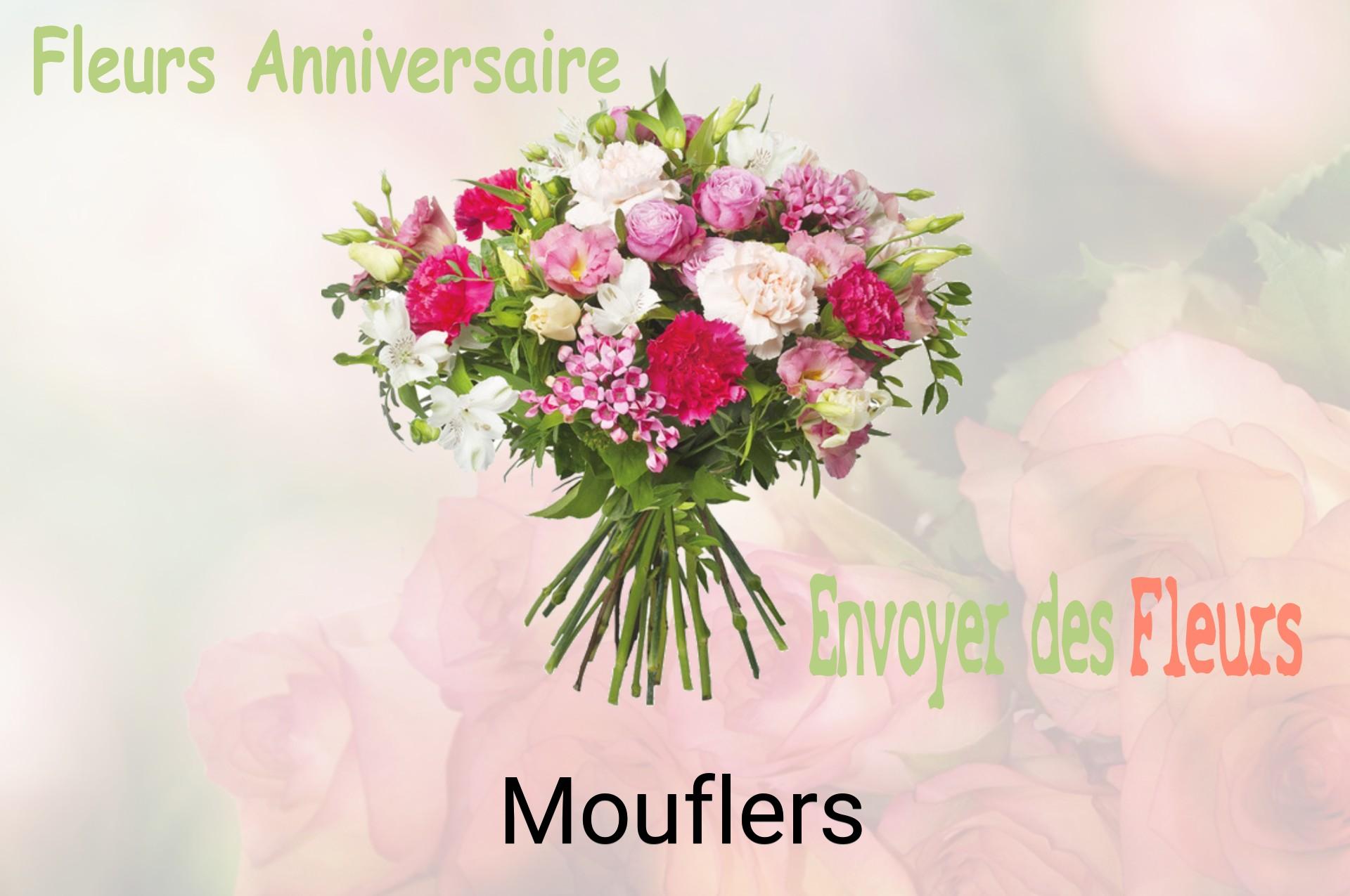 Bouquet de fleurs d’anniversaire livré à Mouflers